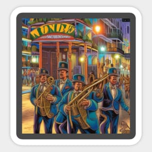 French Quarter Band Sticker